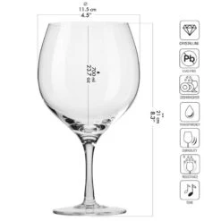 Krosno Harmony Grands Verres à Gin -Ustensiles De Cuisine Magasin 0039fb300d614183b2a520aabcc74596