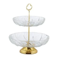 Serviteur Fruits En Verre Avec 2 étages 13 Serviteur Fruits En Verre Avec 2 étages -Ustensiles De Cuisine Magasin 01a372578ce24df087a56169a9a73cd2