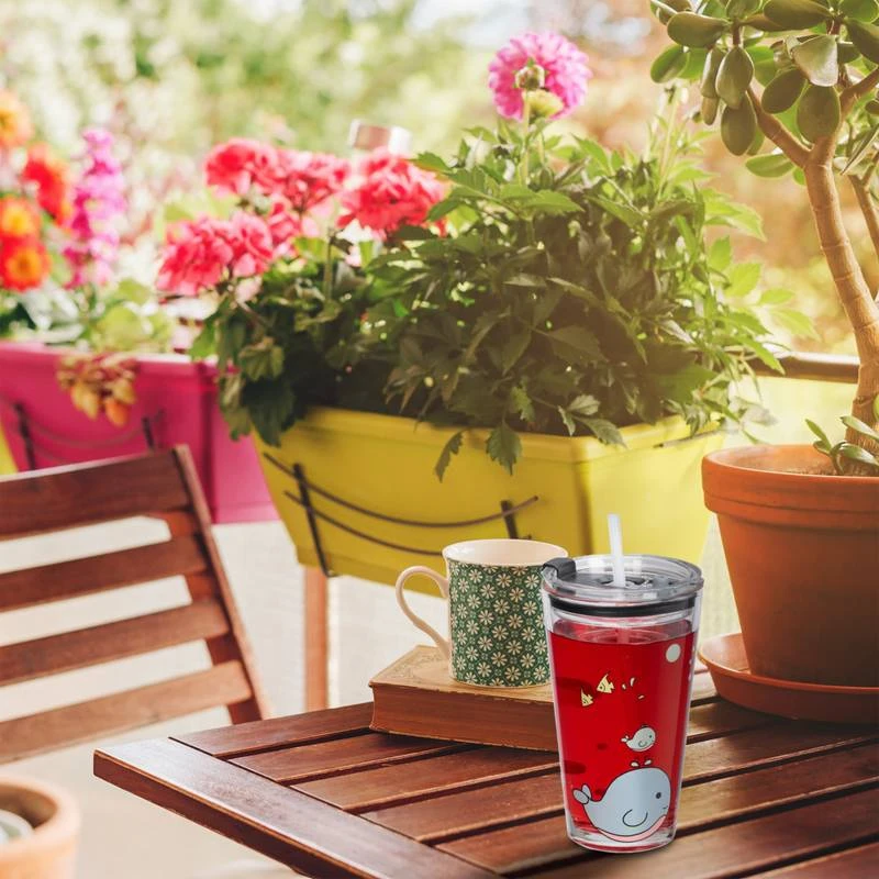 4x Verres Pour Enfant Motif De Baleine 4 4x Verres Pour Enfant Motif De Baleine – Image 4