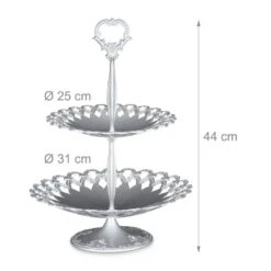 Serviteur à Gâteaux Présentoir Lot De 2 -Ustensiles De Cuisine Magasin 03c4f02ec2564fec8f9cabb141f44e42 2