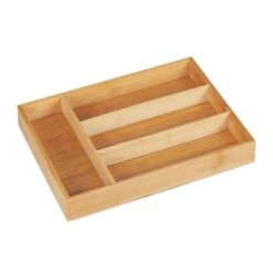 Range-couvert Bambou 4 Compartiments -Ustensiles De Cuisine Magasin 06164aa7a681467f818f02e569923910
