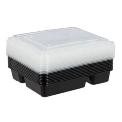 10x Meal Prep Containers 4 Compartiments -Ustensiles De Cuisine Magasin 06602cbaec1a4bb998e3725e2de5670e