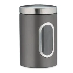 10x Bocaux En Métal Avec Fenêtre Noire 35 10x Bocaux En Métal Avec Fenêtre Noire -Ustensiles De Cuisine Magasin 082a329a03ea44ec895928686d2a773a