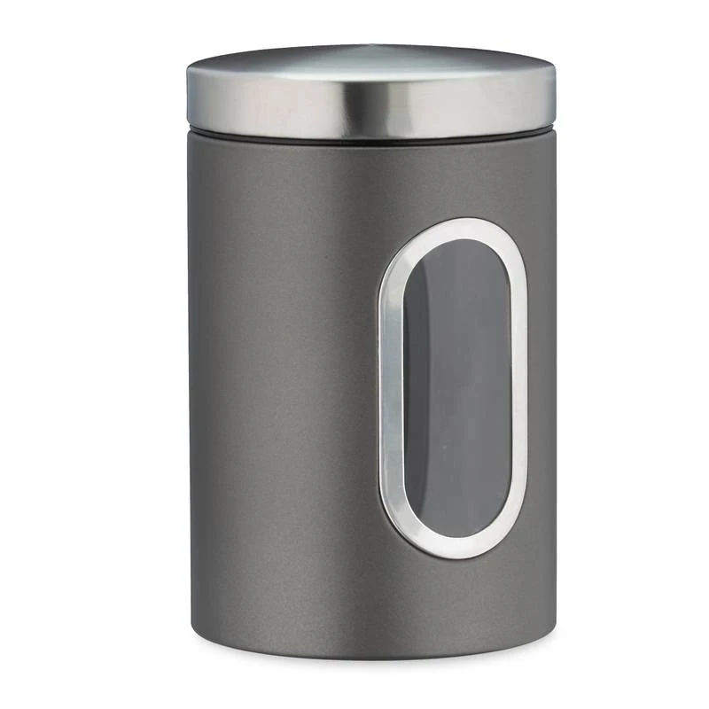 10x Bocaux En Métal Avec Fenêtre Noire 16 10x Bocaux En Métal Avec Fenêtre Noire – Image 16