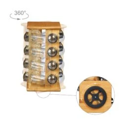 Carrousel à épices Porte-épices Bambou -Ustensiles De Cuisine Magasin 0a92629fbc5945bbb7a53611c8e1f810