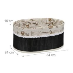 Corbeille De Pain En Bambou Noire -Ustensiles De Cuisine Magasin 0ca6699262b241269530d628df12b133