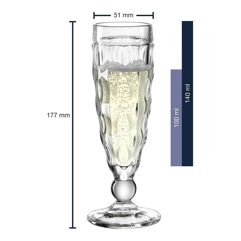 Leonardo Verres à Pied Brindisi (12 éléments) 8 Leonardo Verres à Pied Brindisi (12 éléments) – Image 8