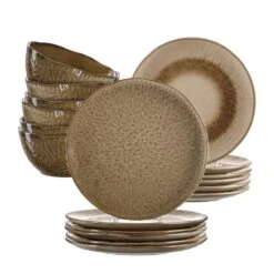 Leonardo Assiettes En Céramique Matera (18 élém.) 33 Leonardo Assiettes En Céramique Matera (18 élém.) -Ustensiles De Cuisine Magasin 1000263032 210607 13522300137 IMAGE P000000001000263032