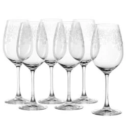 Leonardo Verres à Vin Chateu III (lot De 6)