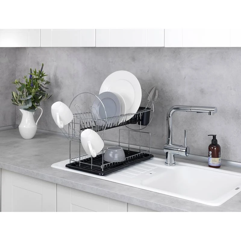 Wenko Égouttoir à Vaisselle Premium Duo 2 Wenko Égouttoir à Vaisselle Premium Duo – Image 2