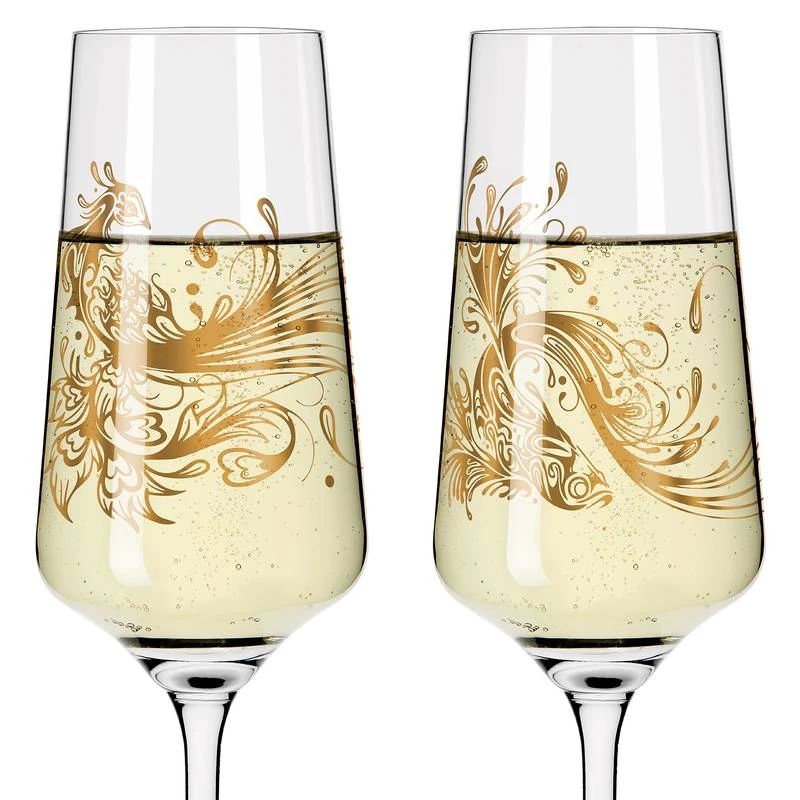 Flûtes à Champagne Rosé I (lot De 2) 6 Flûtes à Champagne Rosé I (lot De 2) – Image 6