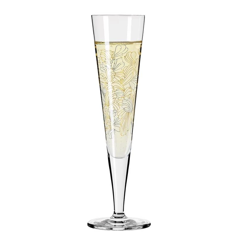 Flûte à Champagne Goldnacht Mer Fleurie 2 Flûte à Champagne Goldnacht Mer Fleurie – Image 2