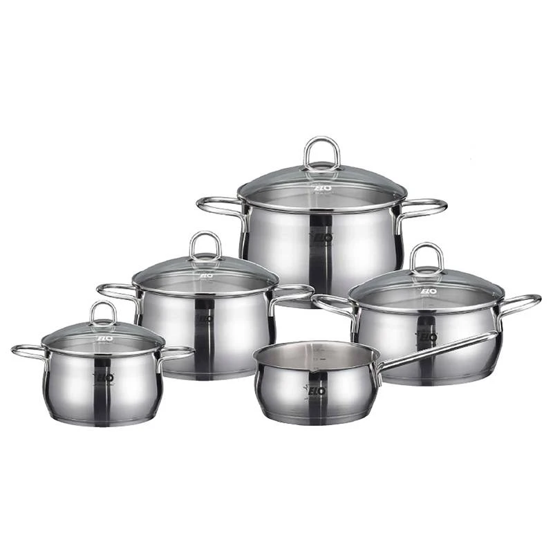 ELO Batterie De Cuisine Platin (5 éléments) 1 ELO Batterie De Cuisine Platin (5 éléments)