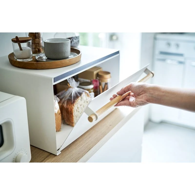 Yamazaki Boite à Pain Avec Poignée En Bois 11 Yamazaki Boite à Pain Avec Poignée En Bois – Image 11