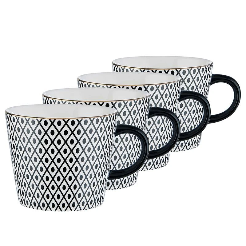 Tasses ORNAMENTS (lot De 4) 1 Tasses ORNAMENTS (lot De 4)