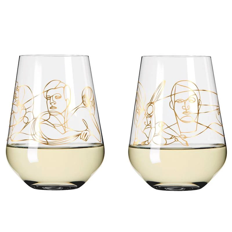 Verres Sagengold (lot De 2) 1 Verres Sagengold (lot De 2)