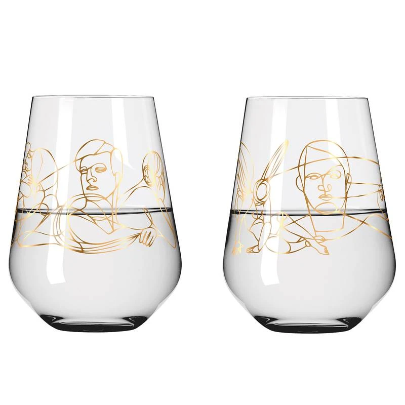 Verres Sagengold (lot De 2) 4 Verres Sagengold (lot De 2) – Image 4