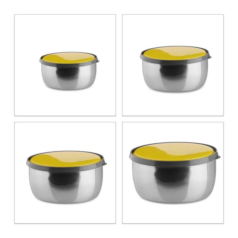 Lot De 4 Bols Avec Couvercle 6 Lot De 4 Bols Avec Couvercle – Image 6