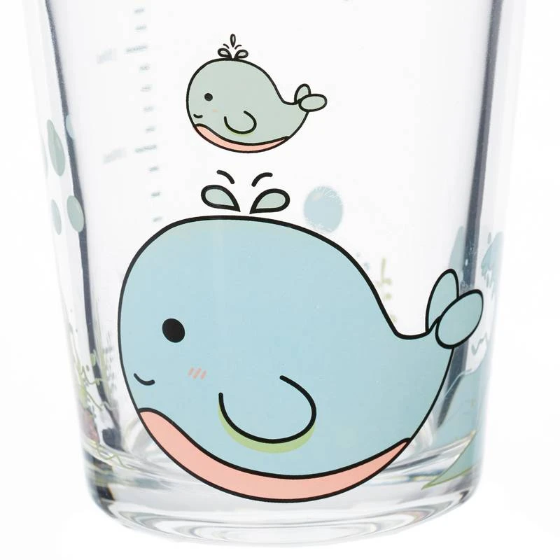 4x Verres Pour Enfant Motif De Baleine 9 4x Verres Pour Enfant Motif De Baleine – Image 9