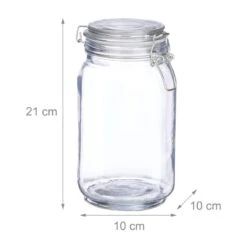 Bocaux Conserves En Verre 1,5 L Lot De 6 -Ustensiles De Cuisine Magasin 134a60a2c85b408983c161502badfe3f