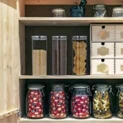 Pot En Verre Pour Stockage Jeu De 3;1,5L 11 Pot En Verre Pour Stockage Jeu De 3;1,5L -Ustensiles De Cuisine Magasin 1869621ddd734acdadaed38490fedfdb