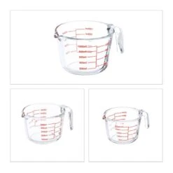 Lot De 3 Verres Mesureurs -Ustensiles De Cuisine Magasin 1919f5d4b72a42bf988483979fcbf117