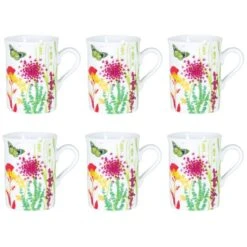 Coffret De 6 Mugs Tutti Fiori