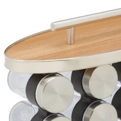 Lot De 12 Pots à épices Avec Support -Ustensiles De Cuisine Magasin 21b7813fc866490a85ee6e6f9bf1bbf1