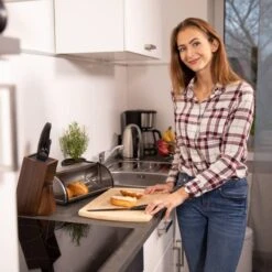 Boîte à Pain Couvercle Coulissant -Ustensiles De Cuisine Magasin 2353e9bea7bd4a23ab7e76743f99cb75