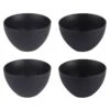 Coffret De 4 Coupelles Snow Black Mat