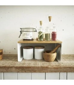 Yamazaki Etagère De Rangement Empilable -Ustensiles De Cuisine Magasin 25437bdb15fe44f19a59ac9748c0ad27
