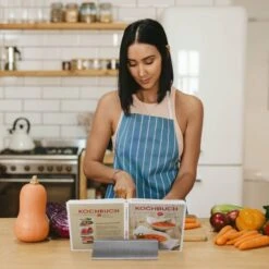 Porte-livre De Cuisine Inox -Ustensiles De Cuisine Magasin 29fa78a3d131492e967285f319056912