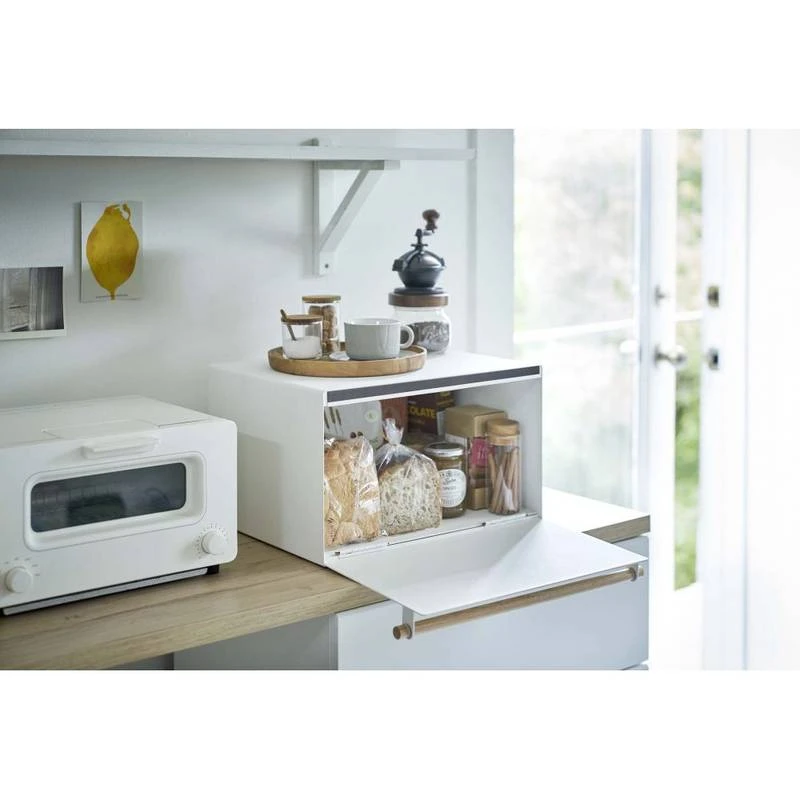 Yamazaki Boite à Pain Avec Poignée En Bois 2 Yamazaki Boite à Pain Avec Poignée En Bois – Image 2