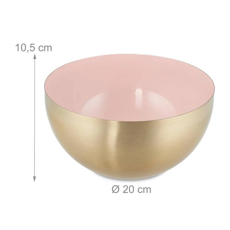 Saladier Rouge-doré En Lot De 3 14 Saladier Rouge-doré En Lot De 3 – Image 14