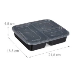 10x Meal Prep Containers 3 Compartiments -Ustensiles De Cuisine Magasin 36c5fa90341a4ee39820cf40cf26cca9