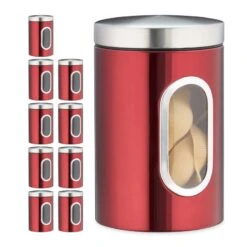 10x Bocaux En Métal Avec Fenêtre Noire 37 10x Bocaux En Métal Avec Fenêtre Noire -Ustensiles De Cuisine Magasin 36f9e417bccb43a8a9dc119ba7f870f5