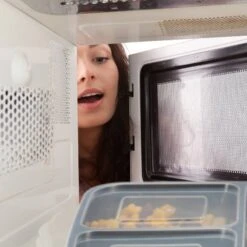 10x Meal Prep Containers 3 Compartiments -Ustensiles De Cuisine Magasin 374c9c39788e44f79f128925ed1101aa