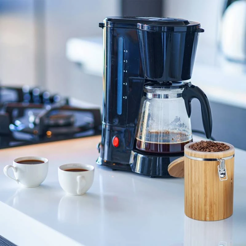 Boîte à Café Bambou Boîte à Thé Coffret 4 Boîte à Café Bambou Boîte à Thé Coffret – Image 4