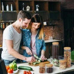 Lot De 6 Bocaux En Verre Avec Couvercle 11 Lot De 6 Bocaux En Verre Avec Couvercle -Ustensiles De Cuisine Magasin 38ca245b36fc4ec68465ef5aed72f531