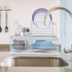 Égouttoir En Métal Pour La Vaisselle -Ustensiles De Cuisine Magasin 3b7d01dc10874adaa569ebd367446aef