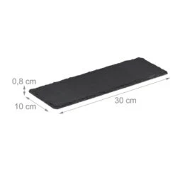 Assiette En Ardoise 30x10 Cm Lot De 12 -Ustensiles De Cuisine Magasin 3dda39c978dd4b8fae1943ba6ff2f230