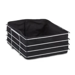 Corbeille à Pain Métal Insert En Tissu -Ustensiles De Cuisine Magasin 3eb40b6dfe014b6b9cd9abd70d7dcd93