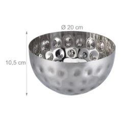 4x Saladiers Argentés Ø 20 Cm -Ustensiles De Cuisine Magasin 40d3bfc873fc408c8763713fdb585231