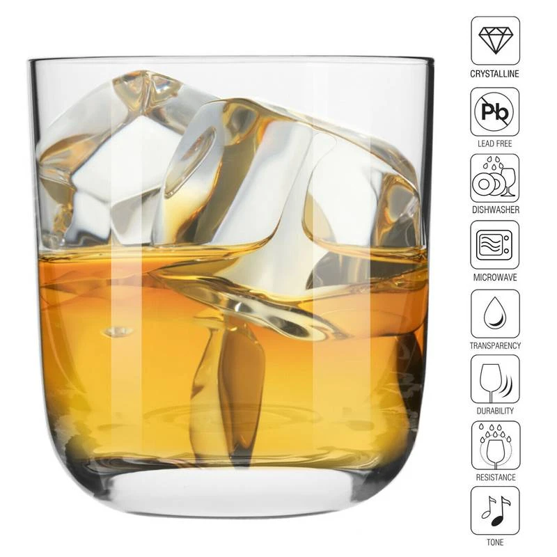 Krosno Glamour Verres à Whisky 3 Krosno Glamour Verres à Whisky – Image 3