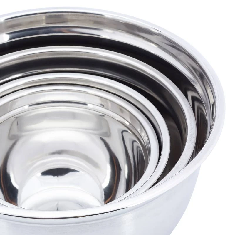 Lot De 3 Bols En Acier Inoxydable 4 Lot De 3 Bols En Acier Inoxydable – Image 4