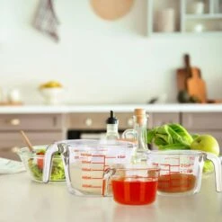 Lot De 3 Verres Mesureurs -Ustensiles De Cuisine Magasin 492f0245b38f41e289324bf46433ab0a