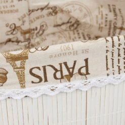 Corbeille De Pain En Bambou Blanc -Ustensiles De Cuisine Magasin 4aecae03f38a4e31a4e4588375d9f63b