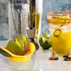 2x Coupe-mangues Lame Acier Inoxydable -Ustensiles De Cuisine Magasin 4bfd4bf26f2e4ae5b09aabe70f113a32