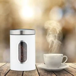 2x Bocaux En Métal Avec Fenêtre Noire -Ustensiles De Cuisine Magasin 4ca913b80fe5476a812ca53493f89861 1