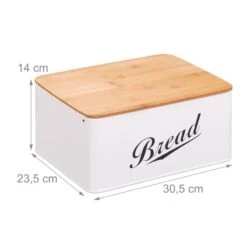 Boîte à Pain Couvercle Bambou -Ustensiles De Cuisine Magasin 4e7c15a46b874fa3b341ceaf6c4f38cd